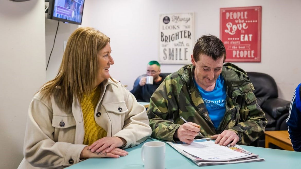 The Joseph Cowen Health Centre in Byker, Newcastle, operates as a health and wellbeing drop-in service for people experiencing homelessness in the city