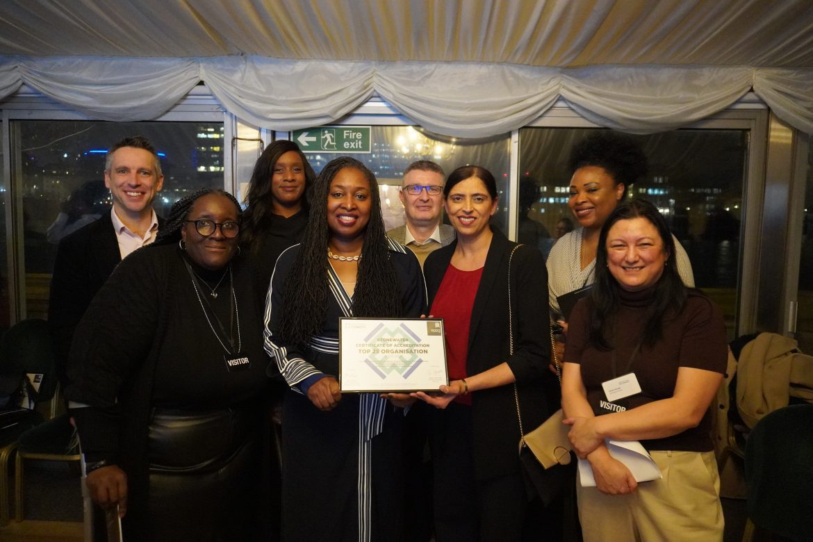Jonathan Layzell, chief growth and development officer, Cordelia Johnney, head of EDI, Jade Bradford, customer engagement and communications manager, Dawn Butler MP, Robert Mair, data governance manager, Bhupinder Kaur, equality, diversity and inclusion project co-ordinator, Olubukola Adeleya, customer experience director, and Sarah Garett MBE, co-founder, Investing in Ethnicity